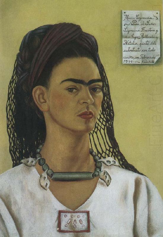 Self-Portrait, Frida Kahlo